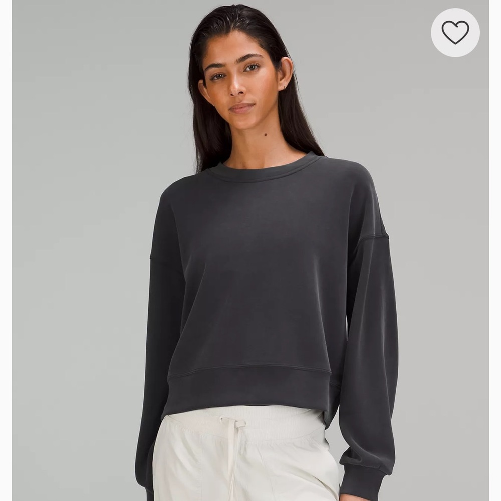 Lululemon Perfectly Oversized Cropped Crew *Softstreme*